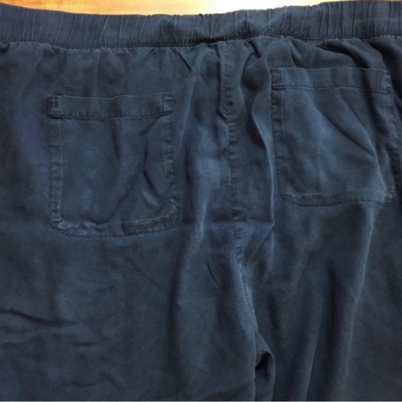 LOGO by Lori Goldstein Navy Elastic Waist Drawstring Cargo Crop Jogger Size 3X - Picture 8 of 16